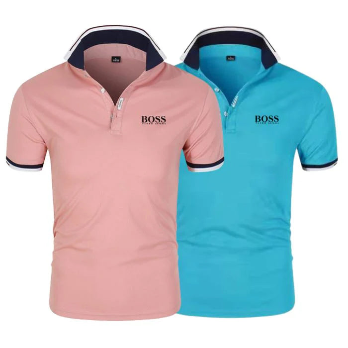1 + 1 GRATIS HB | 2er-Set Poloshirts (RÄUMUNGSVERKAUF)