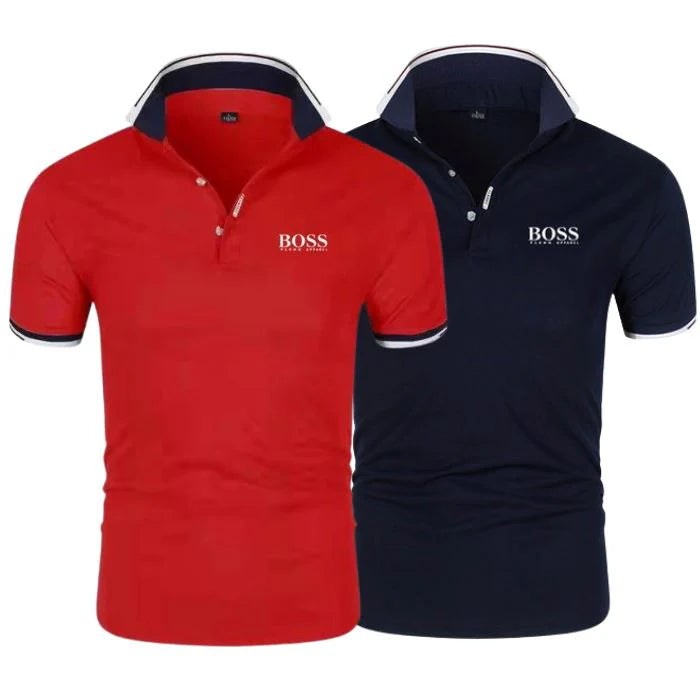 1 + 1 GRATIS HB | 2er-Set Poloshirts (RÄUMUNGSVERKAUF)