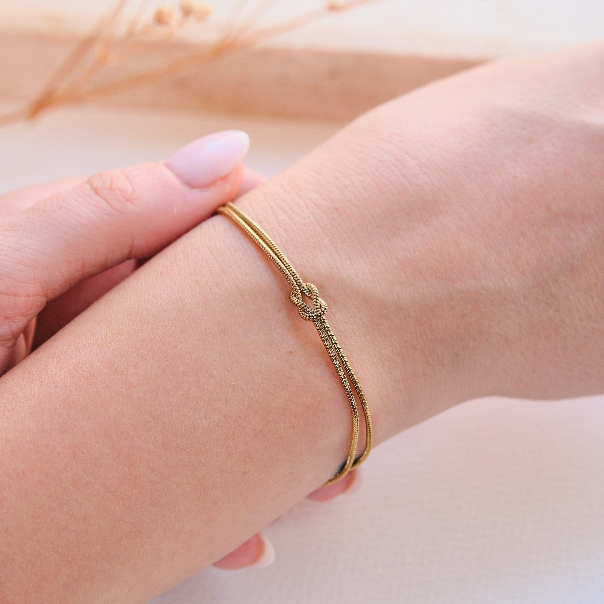 Liebesknoten Armband